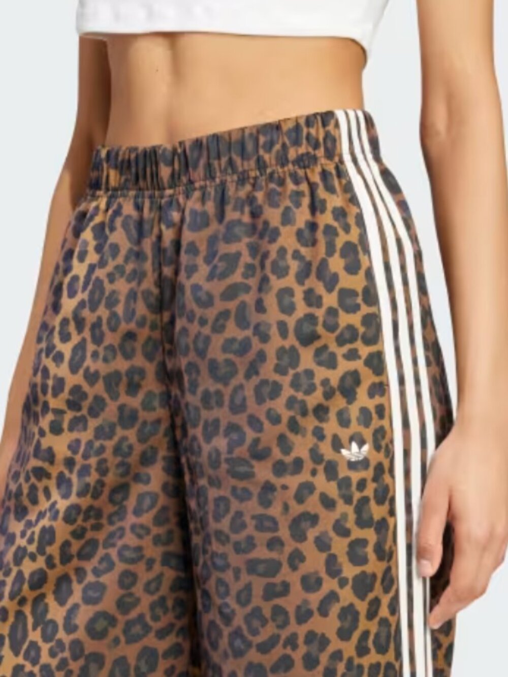Adidas Leopard Firebird Oversized Double Stripe Track Pants XXS - Picture 4 of 9